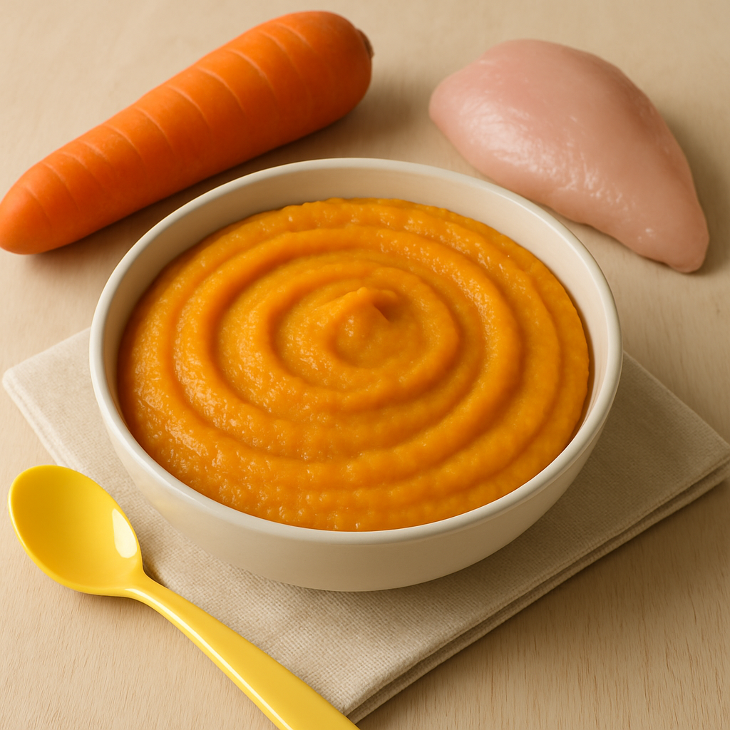 chicken & carrot mash