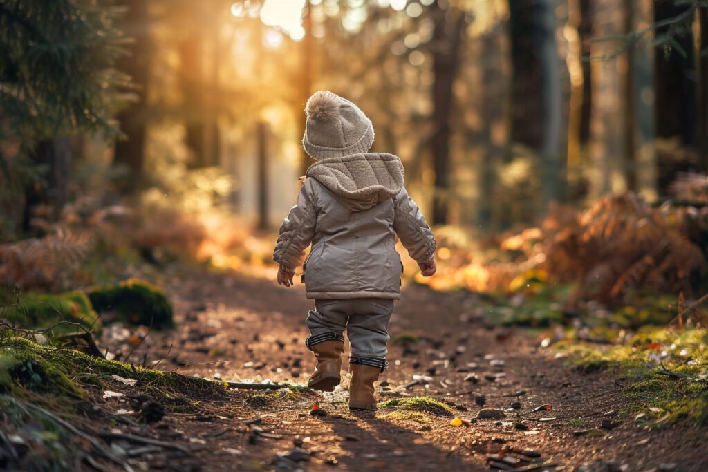baby exploring a beach with seashells engaging in a fun and playful coastal adventure