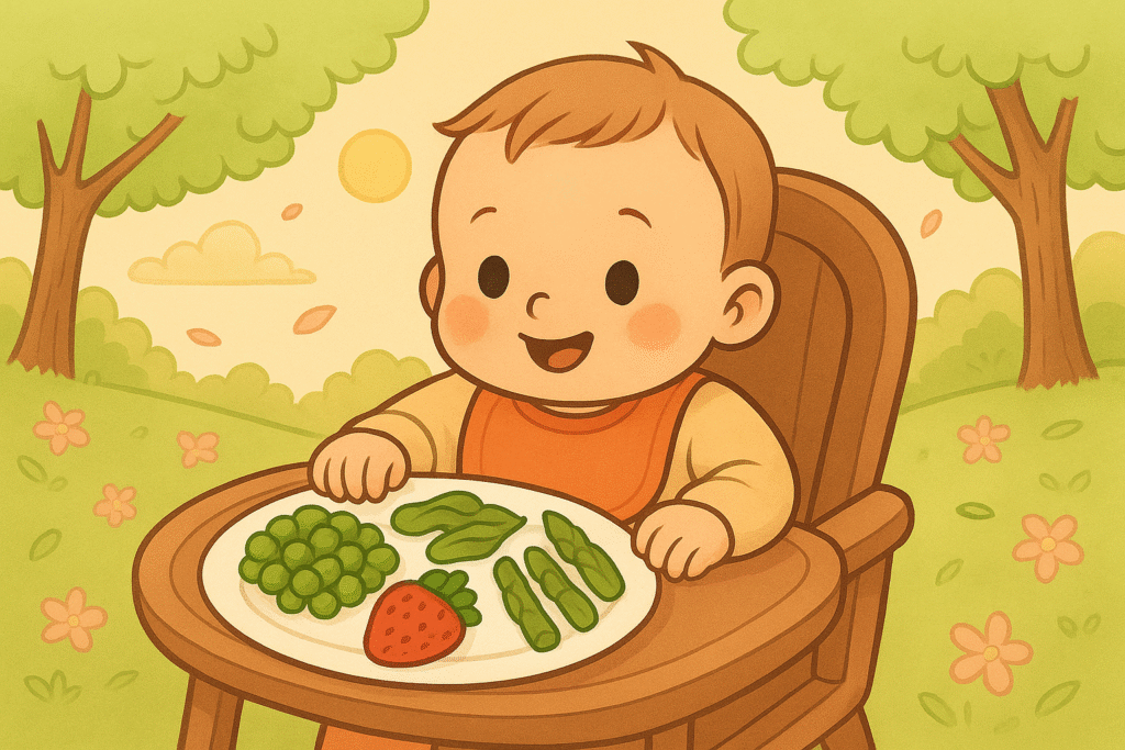seasonal foods for babies spring