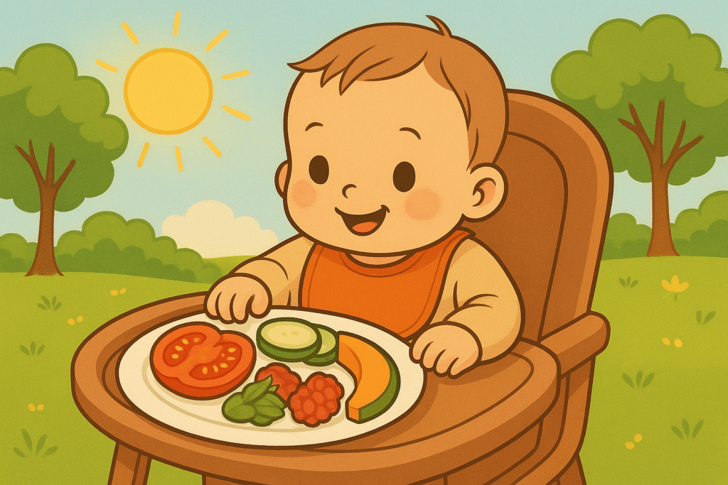 seasonal foods for babies summer