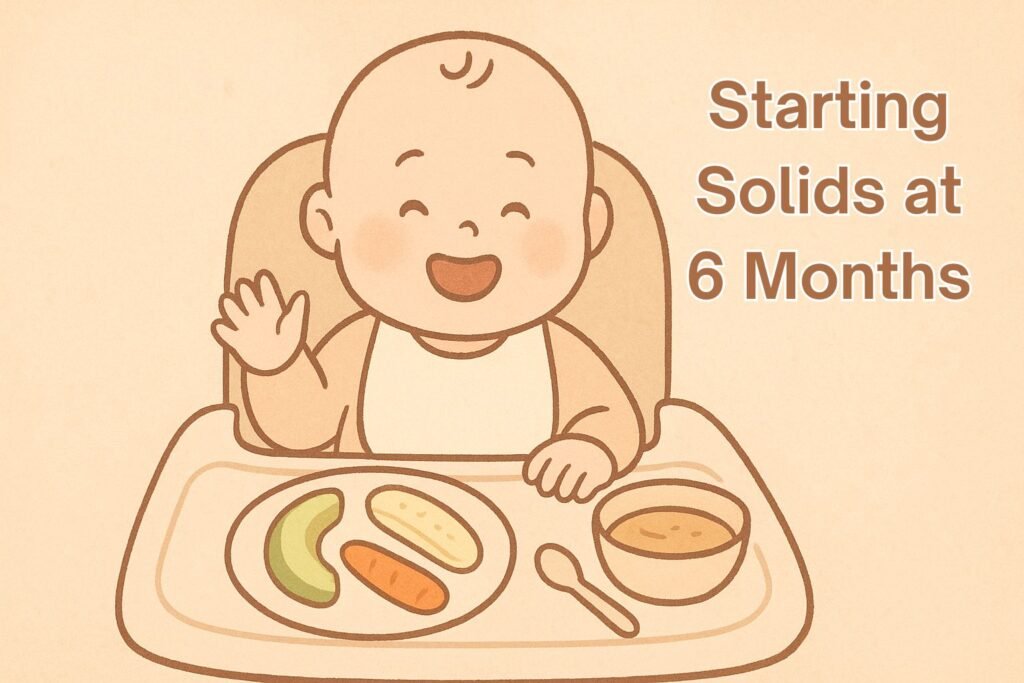 starting solids at 6 months