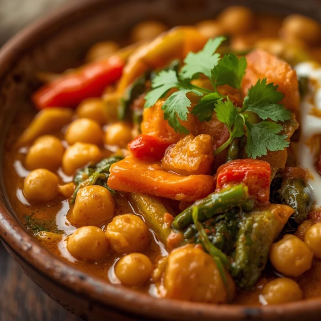 chickpea and veggie curry